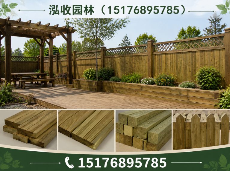 宁波防腐木展示图